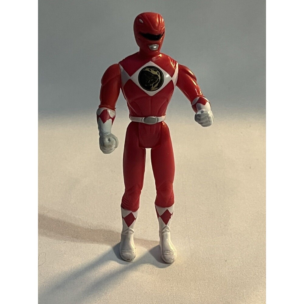 Vintage 1995 Saban Red Power Ranger 4 Inch Action Figure Toy Rangers
